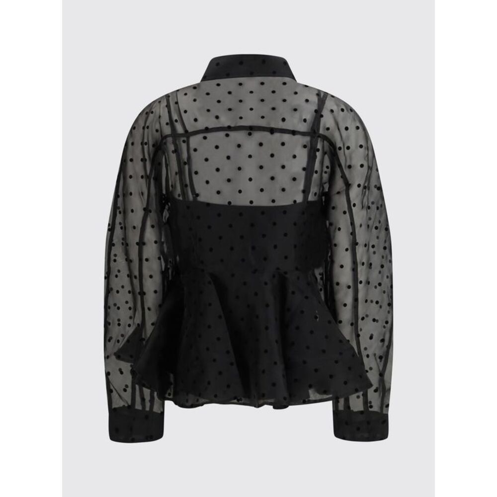 Ganni Shirt Woman Black - Picture 3 of 4